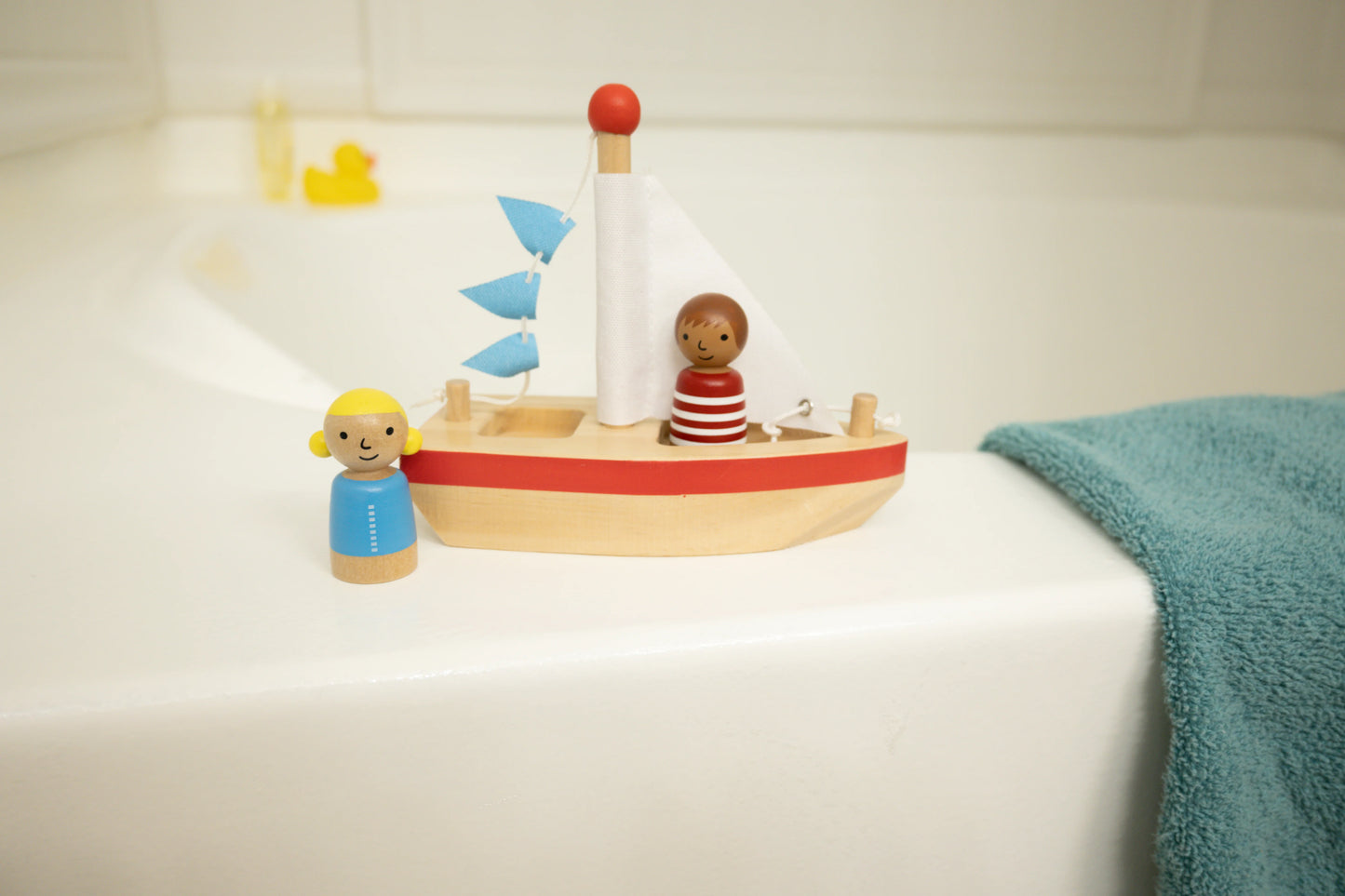 Boats & Buddies Bath Toy Set - Boy & Girl