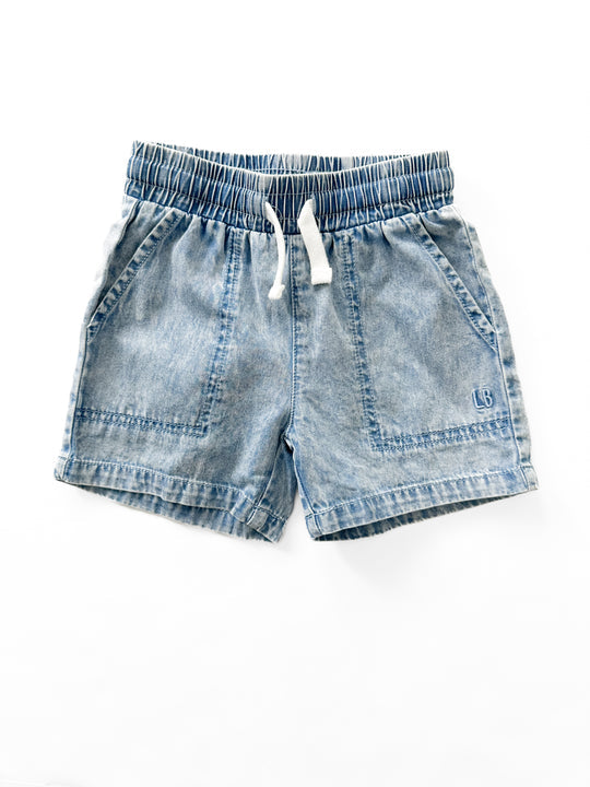 Boy’s Chambray Short - Light Wash