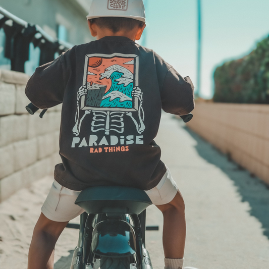 Another Day In Paradise Tee - Vintage Brown