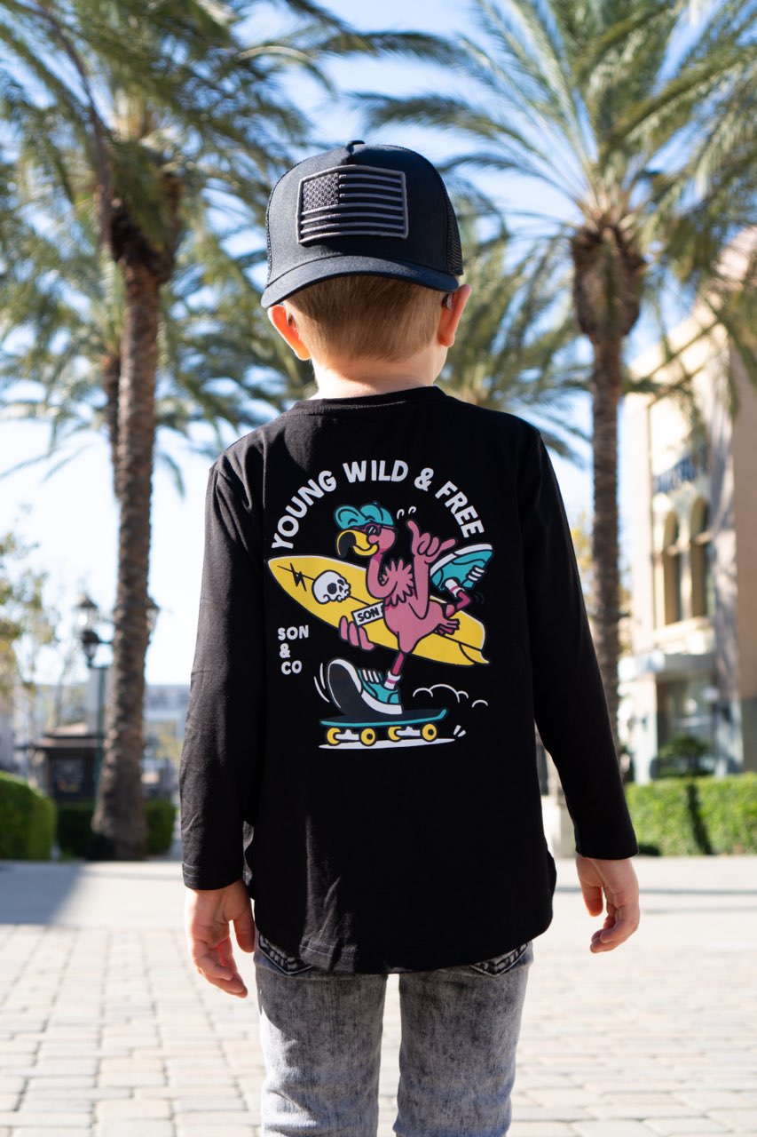 Young Wild & Free Long Sleeve Tee