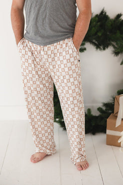 Men’s Pant Bamboo Christmas Pine Checker