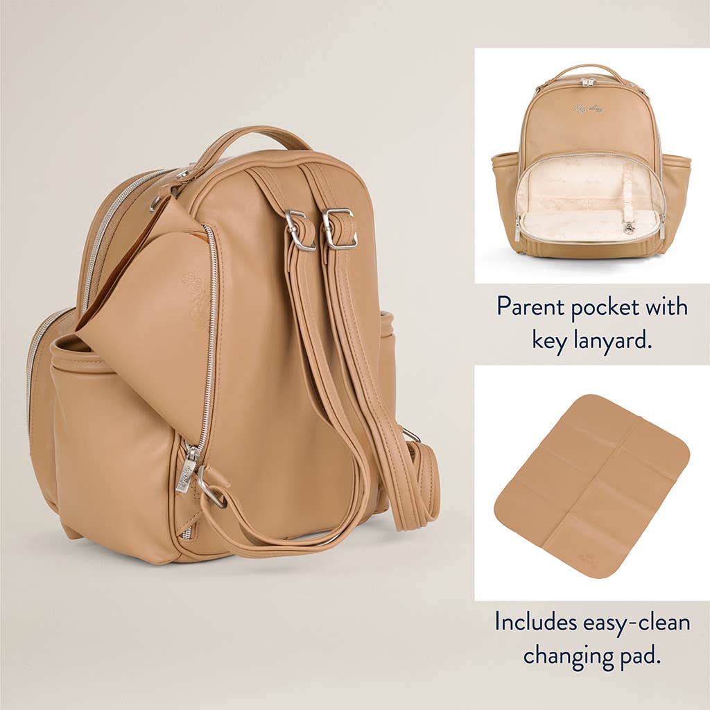 Diaper Bag Backpack Mini Plus - Chai Latte