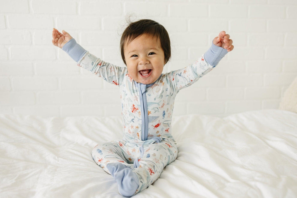 Coastal Cutie Bamboo Pajama Romper