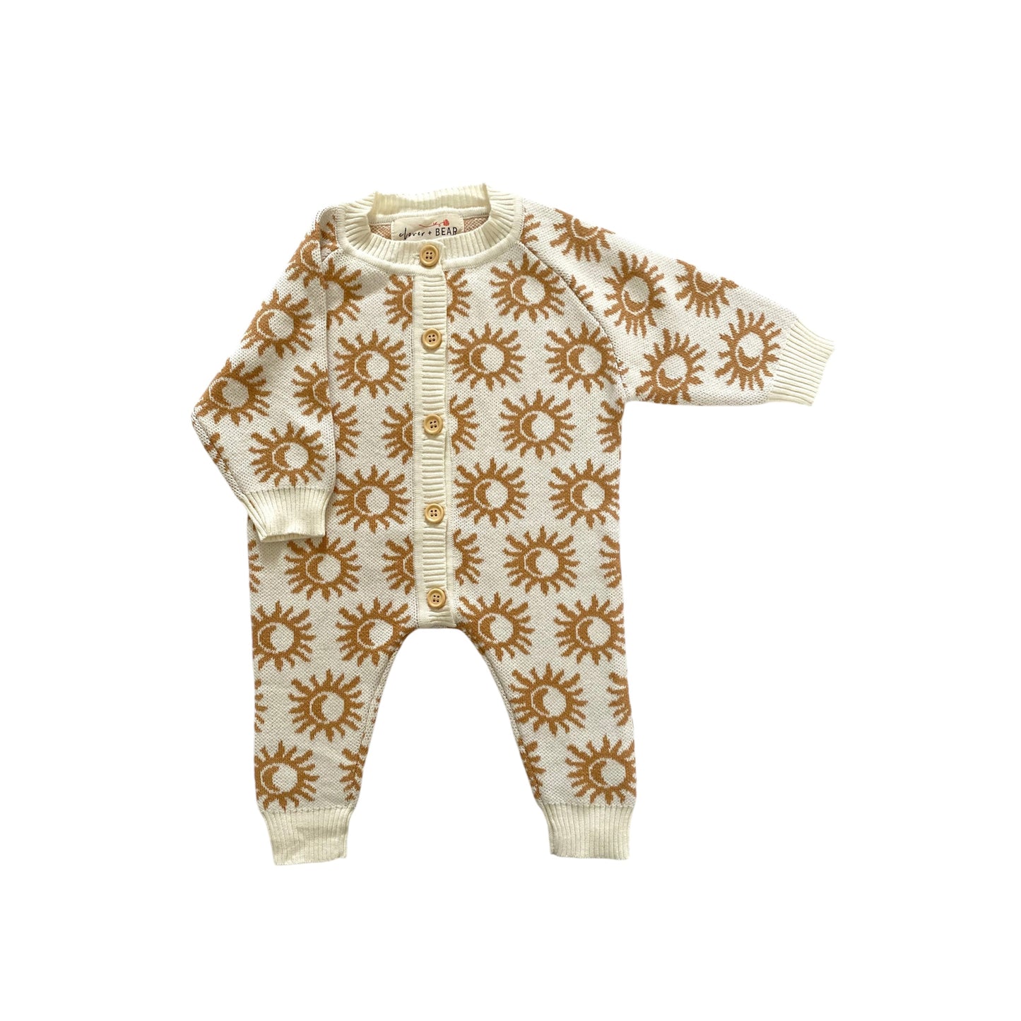 Golden Sun Knitted Onesie