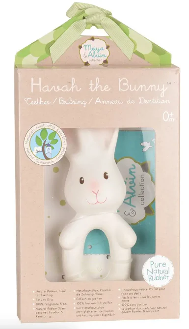 Havah the Bunny Organic Natural Rubber Teether