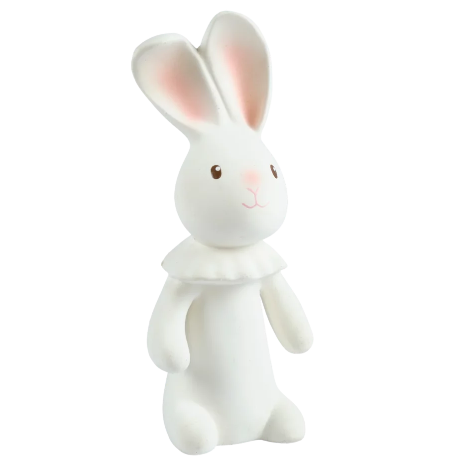 Havah the Bunny Organic Natural Rubber Squeaker Toy