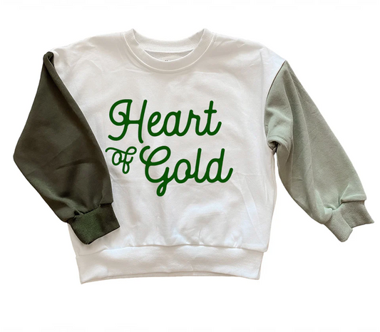 Heart of Gold Color Block Pullover