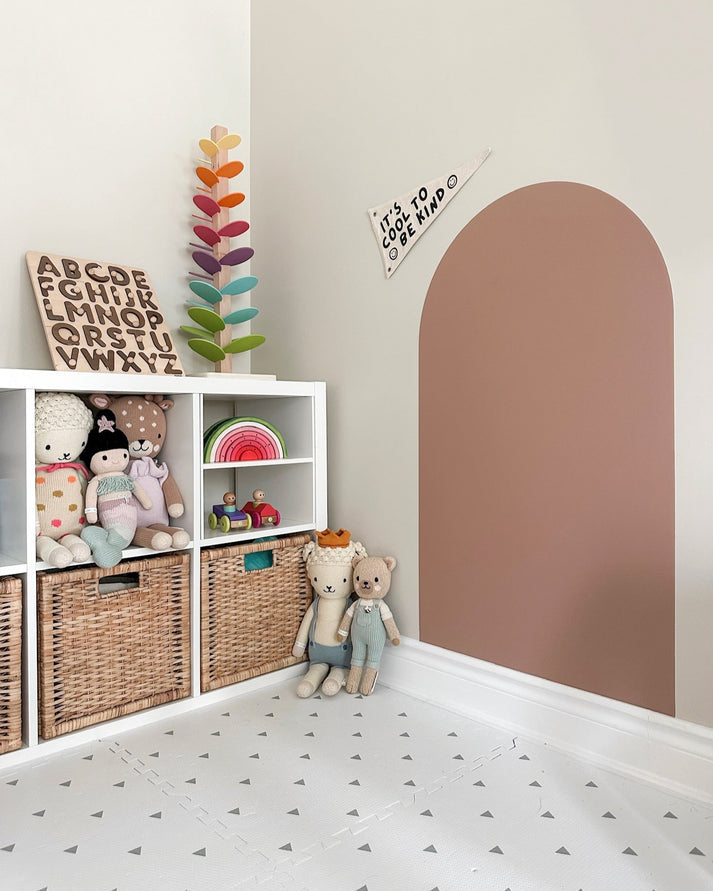 Magic Playwall - Arch Magnetic Wall Decal for Kids - Blush