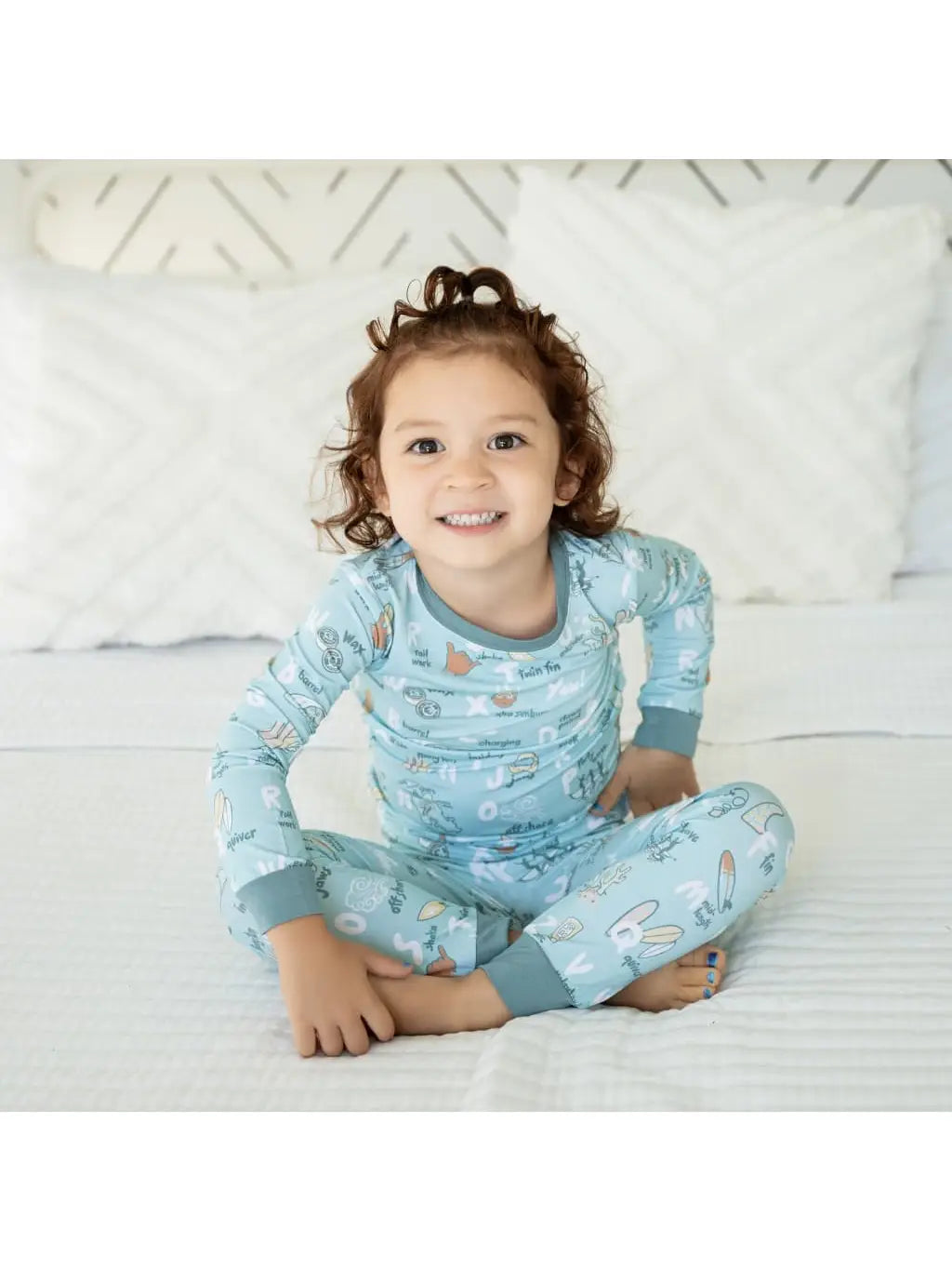 Surfing Alphabet Bamboo Pajama Set