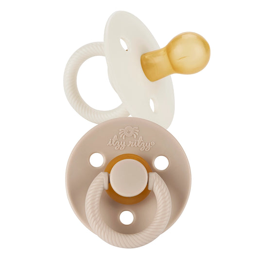 Itzy Soother Natural Rubber Pacifier Set